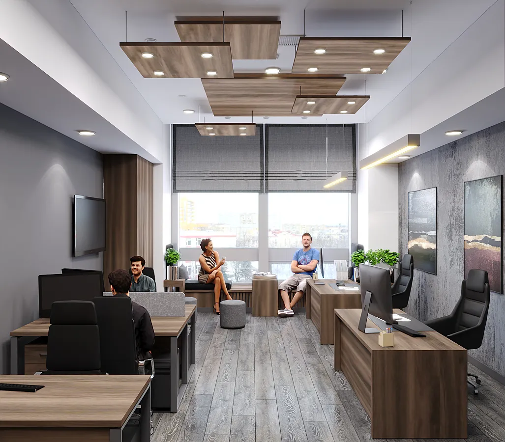 VIZ PROJECTS 2OfficeSpace 3D Model .c4d .max .obj .3ds .fbx .stl .blend 