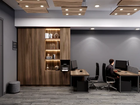 VIZ PROJECTS 2OfficeSpace 3D Model