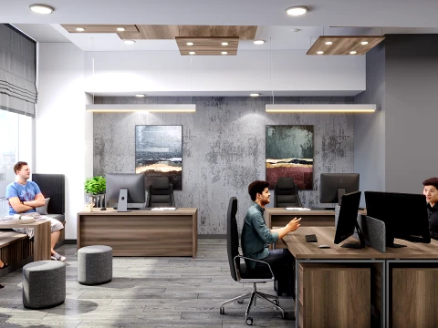 VIZ PROJECTS 2OfficeSpace 3D Model