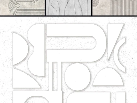 Designer wallpaper 33 3D Model