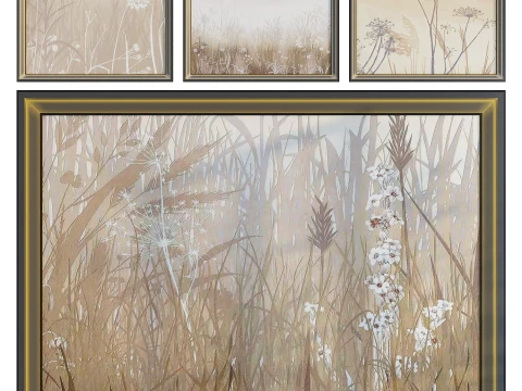 Designer paintings 08 3D Model