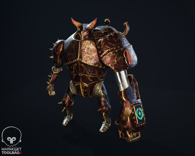 Knightdemon Modelo 3D .c4d .max .obj .3ds .fbx .stl .blend 