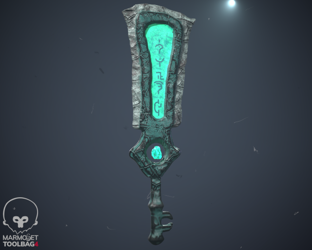 Magic sword 3D Model .c4d .max .obj .3ds .fbx .stl .blend