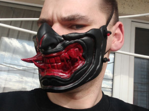 Oni mask Modèles 3D en vedette