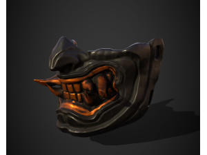 Oni mask Modèles 3D en vedette
