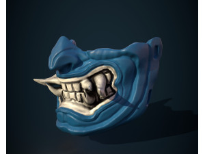 Oni mask Modèles 3D en vedette