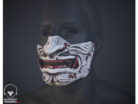 Oni mask 3D Print Model