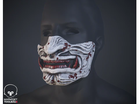 Они-маска 3D Принт Модель