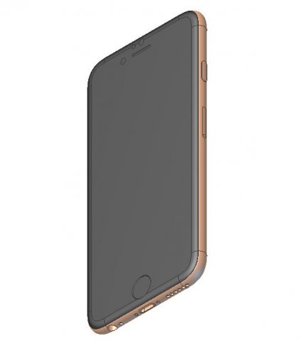 iphone 6 -6s accurate solid model 3D Model .c4d .max .obj .3ds .fbx .stl .blend