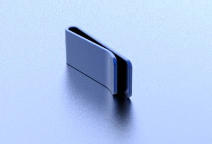 money clip 3D Print Model .c4d .max .obj .3ds .fbx .stl .blend 