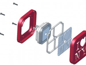diy night light i love ny 3D 프린트 모델