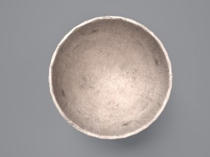 tall white wood bowl 3Dモデル