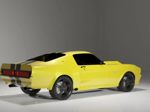 ford mustang shelby gt500 1967-eleanor 3D Model