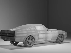 ford mustang shelby gt500 1967-eleanor 3D Model