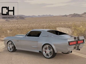 ford mustang shelby eleanor 1967 Model 3D