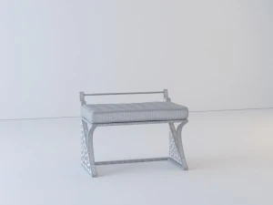 modern chair capitone 3D Model