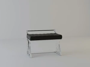 modern chair capitone 3D Model