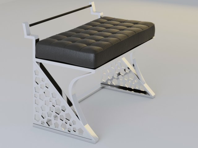 modern chair capitone Model 3D .c4d .max .obj .3ds .fbx .stl .blend 