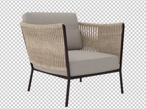rope outdoor relaxing chair 3D Model