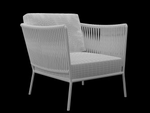 rope outdoor relaxing chair 3D Model