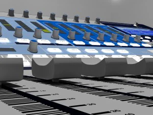 digital studio mixer 3D Model