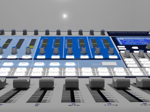 digital studio mixer 3D Model