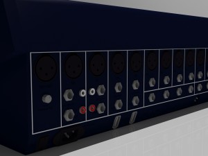 digital studio mixer 3D Model