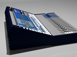digital studio mixer 3D Model