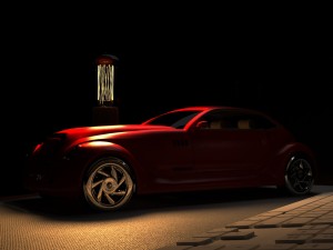 car lamp Model 3D