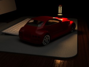 car lamp Model 3D