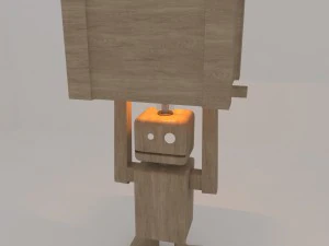 robot light lamp 3D Model