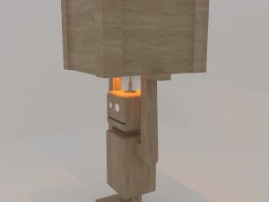 robot light lamp 3D Model