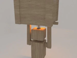 robot light lamp 3D Model