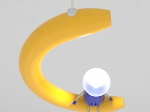 luz de banana Modelo 3D