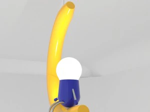 luz de banana Modelo 3D