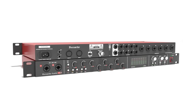 focusrite 18i20 - audio interface Modelo 3D .c4d .max .obj .3ds .fbx .stl .blend 