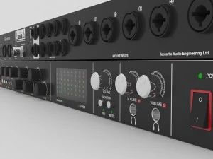 focusrite 18i20 - audio interface 3D Model