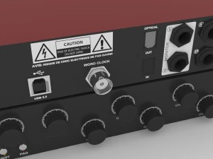 focusrite 18i20 - audio interface 3D Model