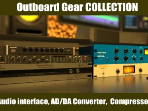 collection d'&eacute;quipements hors-bord Modèle 3D