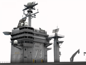 uss george washington aircraft carrier cvn-73 3D Model