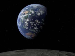 earth and moon 3D Model