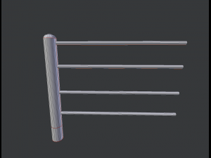 seamless road fences 3Dモデル