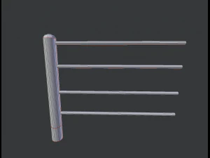 seamless road fences 3D Model