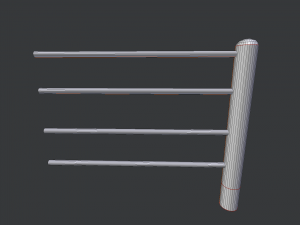 seamless road fences 3Dモデル