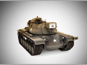 m48a3 patton 3Dモデル