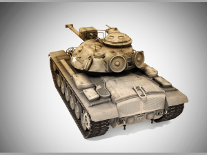 m48a3 patton Model 3D