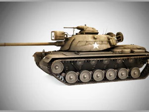 pattone m48a3 Modello 3D