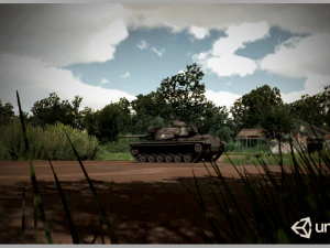 pattone m48a3 Modello 3D