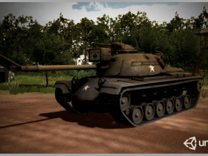 m48a3 patton Model 3D