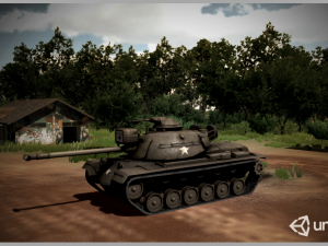 m48a3 patton Model 3D